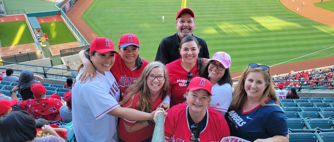 Our Teachers at the Angels Game 