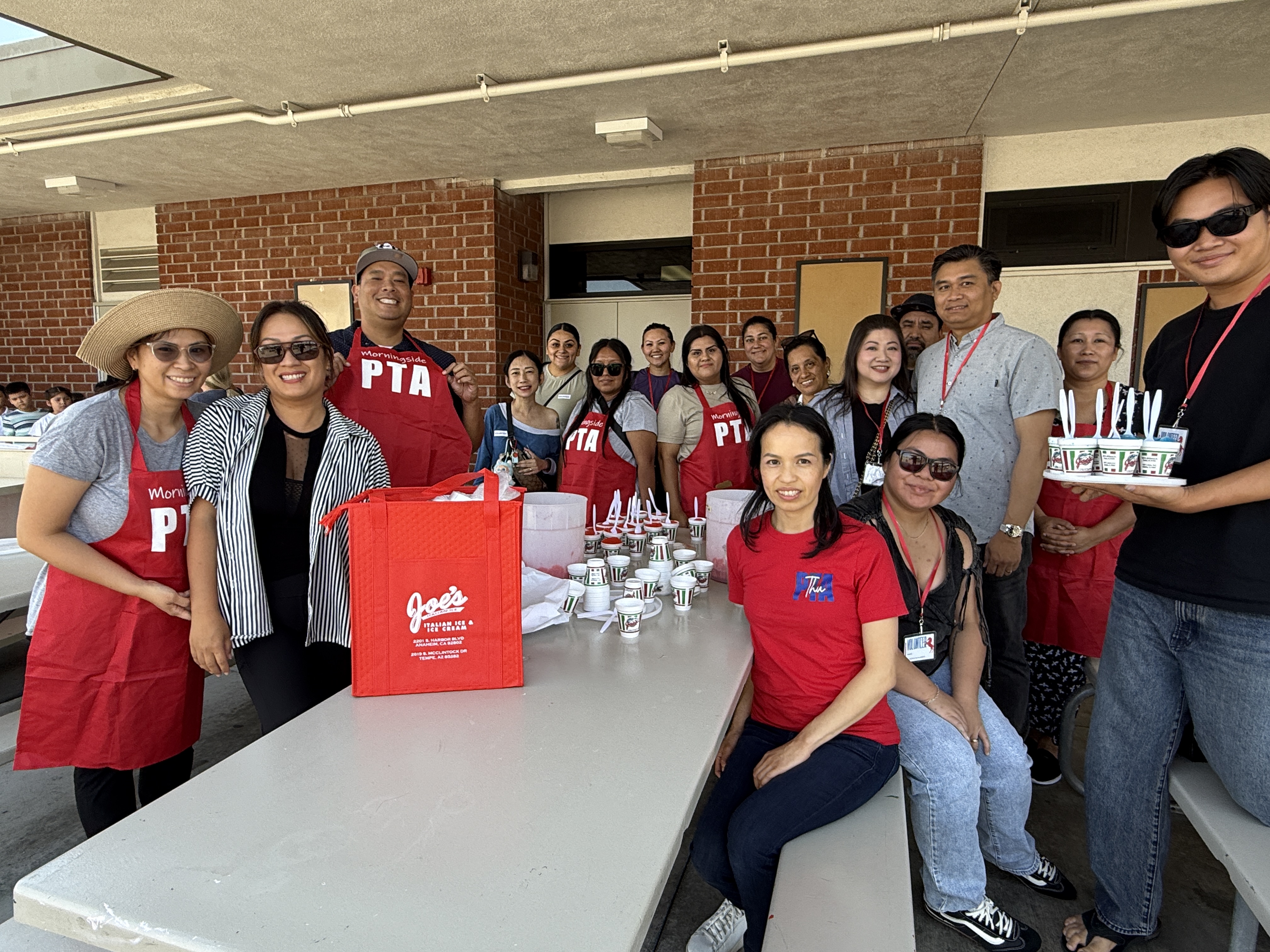 Our PTA service up Joe's Italian Ice 