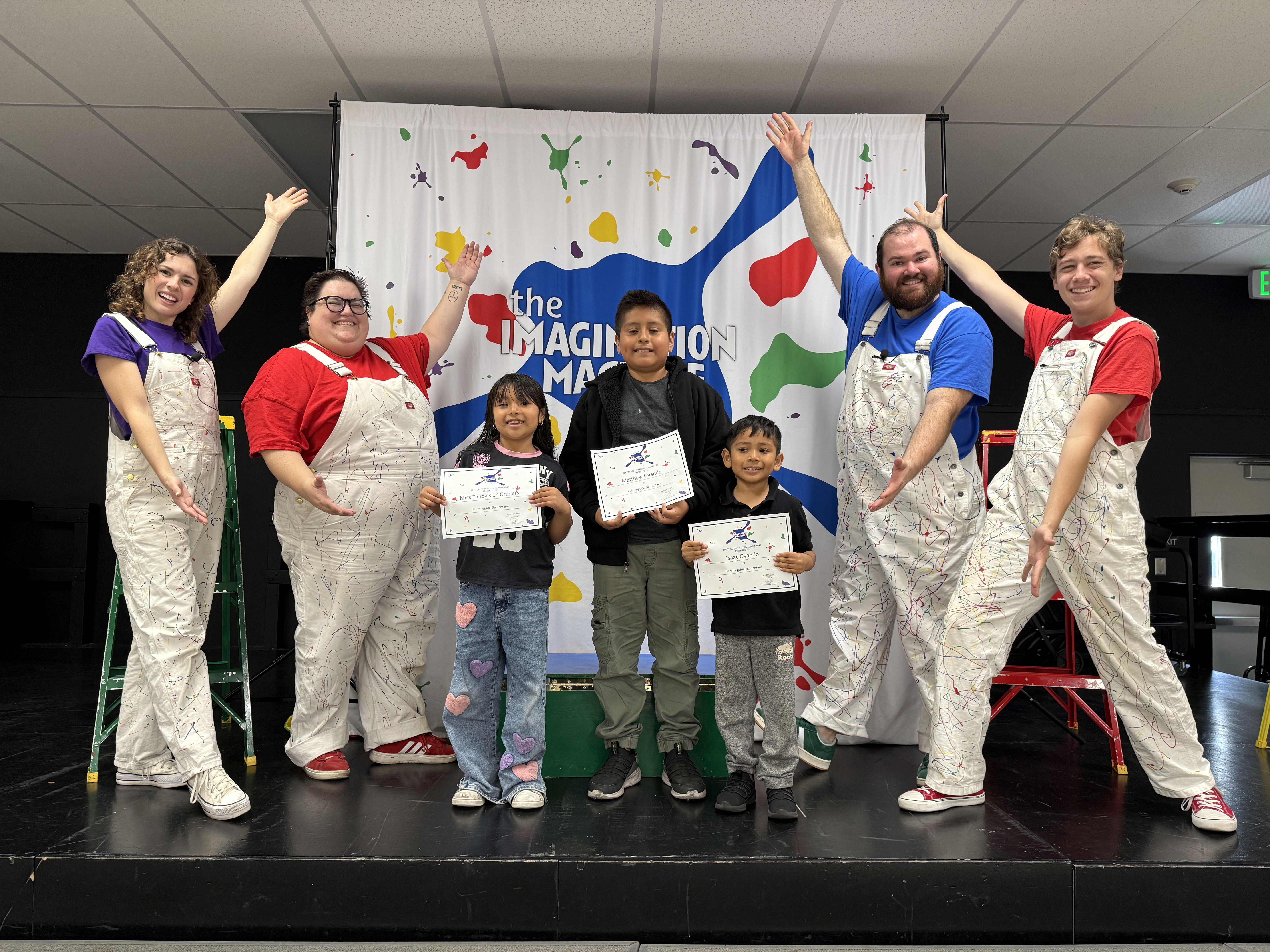 Ovando Siblings with the Imagination Machine! 
