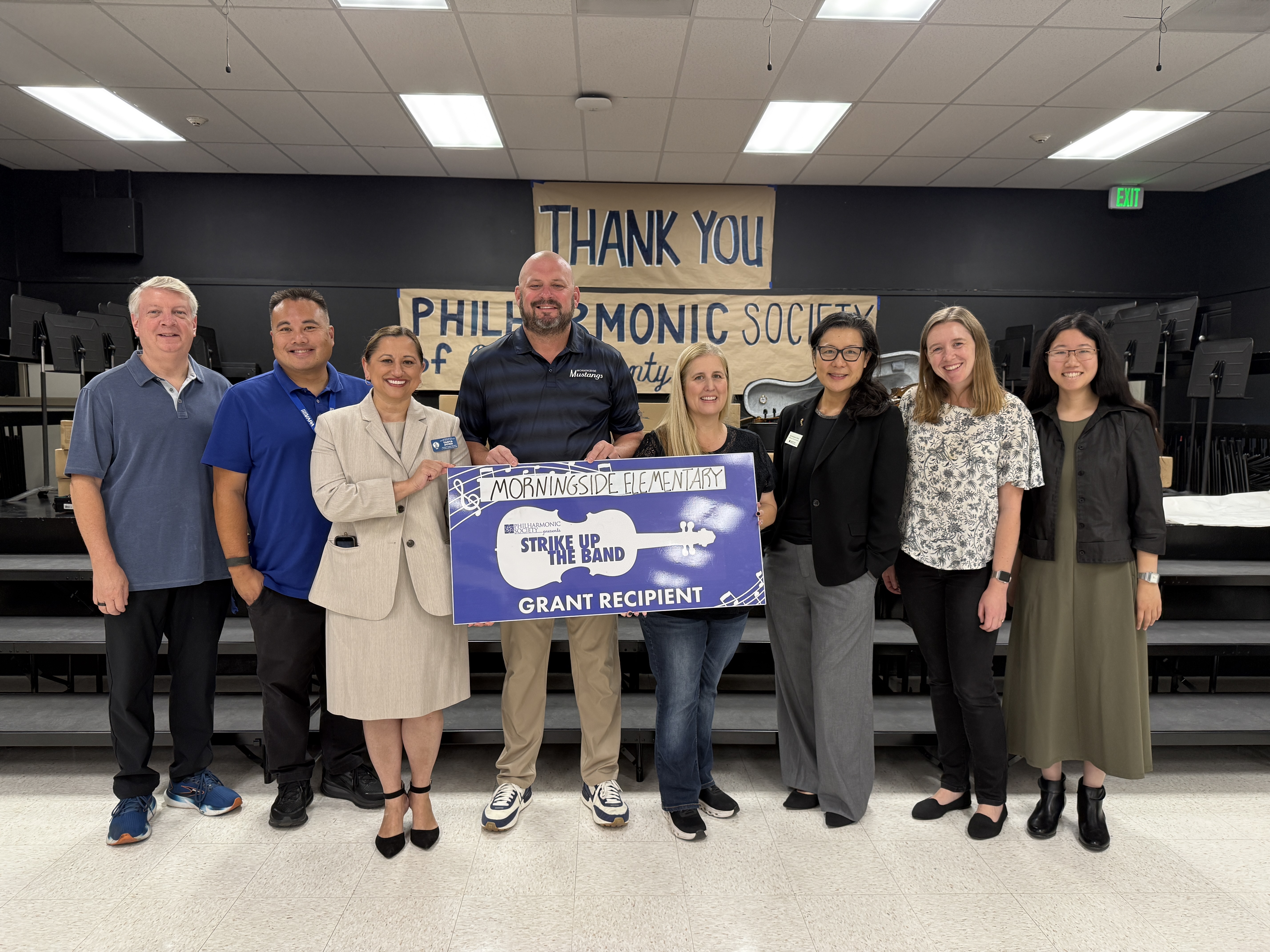 Philharmonic Society of Orange County's Strike Up the Band Grant!